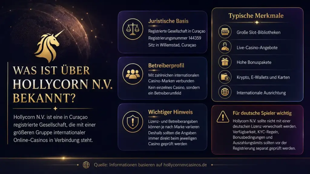Was ist über Hollycorn N.V. bekannt